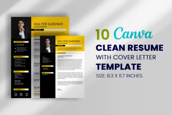 10 Canva Resume & Cover Letter Templates