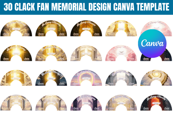 30 Clack Fan Memorial Canva Templates: A Guide to Meaningful Design