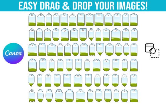 75 Customizable Tag Canva Frame Template: Elevate Your Branding