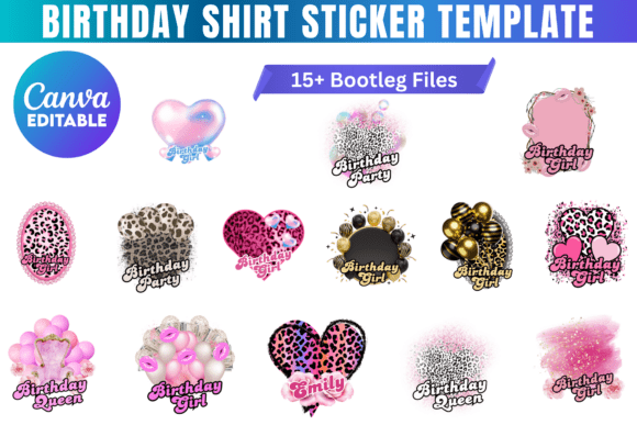 Bold Retro Vibes: Unleashing Birthday Celebration Canva Templates