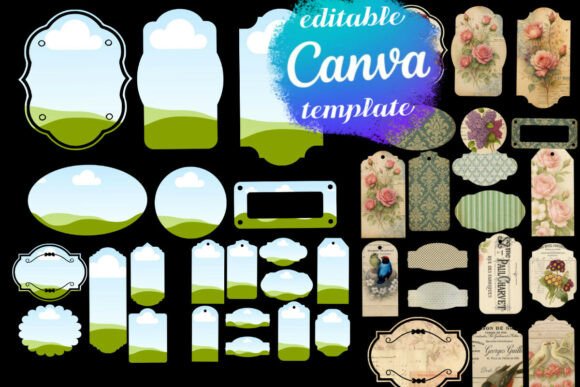 Canva Frames Junk Journal Labels: A Designer's Practical Toolkit