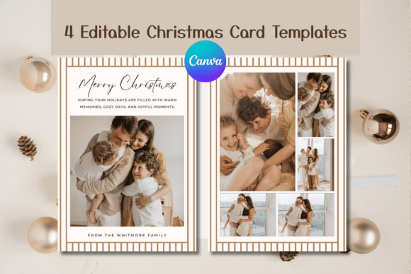 Create Warm Holiday Memories with Editable Christmas Photo Card Templates