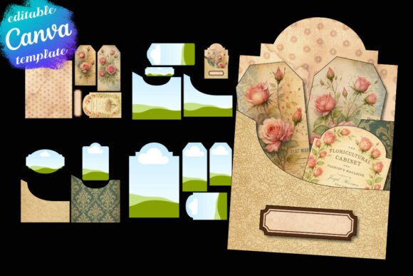 Editable Canva Frames for Loaded Tag Design