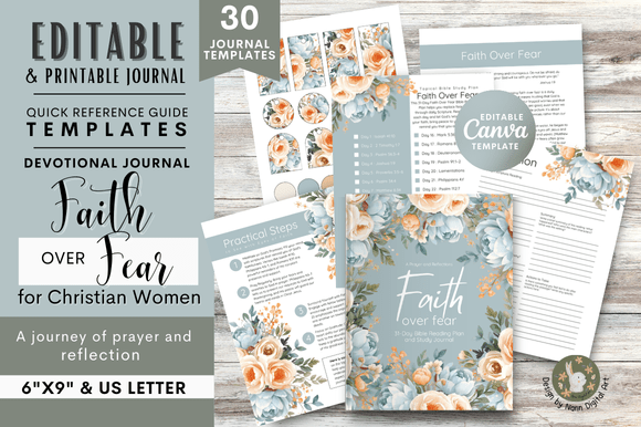 Faith over Fear 31 Day Bible Journal