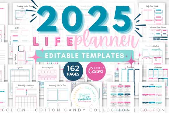 Master Your Year: 2025 Planner Canva Templates | COTTON CA