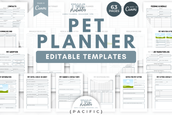 Mastering Pet Planner Canva Templates | PACIFIC for Brand Consistency