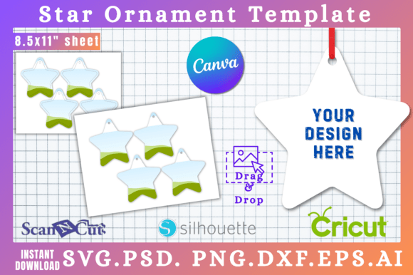 Unleash Your Creativity with Printable Star Ornament SVG Templates