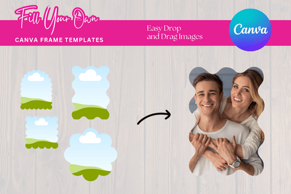 Wavy Frames Canva Mockup Templates: Elevate Your Visuals
